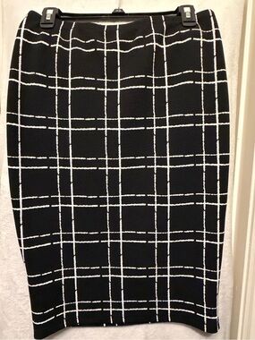 SHEIN Black & White Pencil Skirt